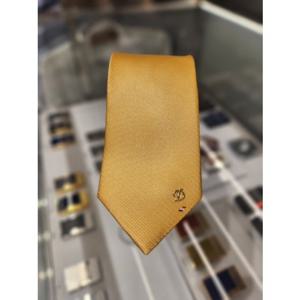 [듀퐁셔츠] 듀퐁 타이 TE5SM61KA055TYE 파스텔톤 실크 노랑  와펜세트 선물용 혼주용 2025 신상품 TE5SM61KA055