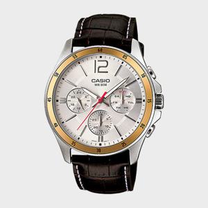 CASIO 카시오 MTP-1374L-7A 남성시계 심플 가죽 손목시계