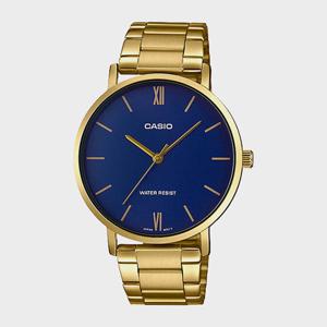 CASIO 카시오 MTP-VT01G-2B 남성시계 심플 메탈 손목시계