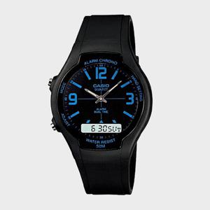 CASIO 카시오 AW-90H-2B 남여공용 듀얼 스포츠시계