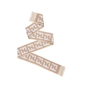 펜디 래피 FF 실크 방도 베이지 FXT404ANDOF0QB9