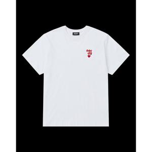 [널디] 하트 로고 반팔 티셔츠 PNEU25ST03 HEART LOGO S S T-SHIRT PNEU25ST03