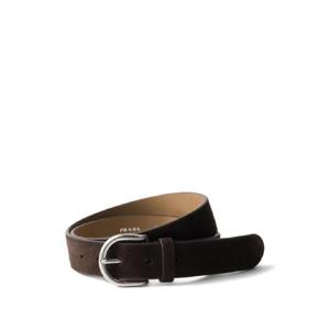 프라다 스웨이드 벨트 2CS129054