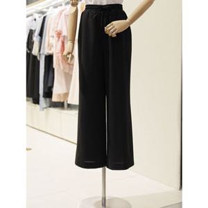 [숲] SOUP 숲 밴딩 스트링 세미 와이드 팬츠 (SB5LP91) SB5LP91