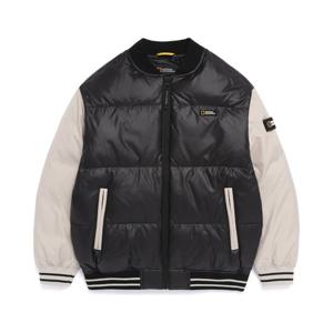 [내셔널지오그래픽키즈]K244UDW020 스태디엄 중경량 덕 다운 점퍼 CARBONBLACK