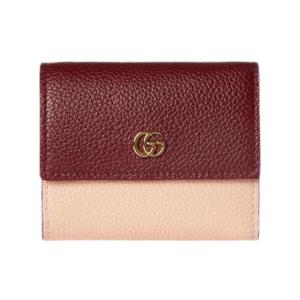 구찌 GG 마몽 바이컬러 미니 월렛 로쏘 앙코라 레드 핑크 837957-AAE5F-6259