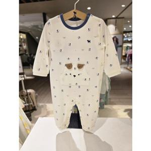 [블루독베이비] 25 FW(NY)도기포켓모달우주복(45A7004105)출산 유아  신생아 조카 선물 임신 (45A7004105) 45A7004105