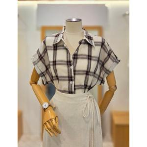 [레코브] 요루체크셔츠 LC41E8NB014X LC41E8NB014