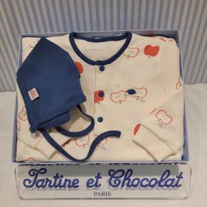 [쇼콜라] 쇼콜라 BL사과들우주복모자세트 (TNOWQX032T)가을겨울외출출산백일선물 TNOWQX032T