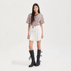 [럭키슈에뜨]기본핏 스트라이프 티셔츠 (LQTAM25800)