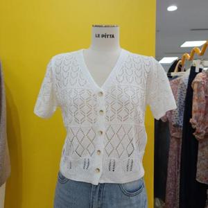 르피타 DP01 펀칭스카시가디건 L252BKT802