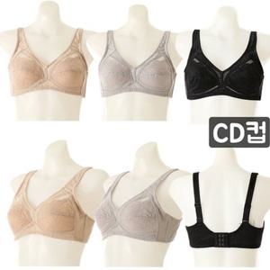 [비너스 란제리] 등살보정 풀컵 노와이어브라 C컵D컵 VGBH121D 무빙테이프 설계로 착용감이 편안한 큰사이즈브라 VGBH121D0000