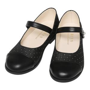 [빈] (BZ54AF02BK) 여아 블랙 도트 구두 PG BZ54AF02BK