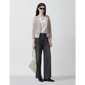 [쥬크] 쥬크 스트라이프 후드 니트 가디건(Z253KSL007) Z253KSL007