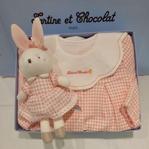 [쇼콜라] 쇼콜라 캐릿우주빔제이니인형세트 (TNOWQX062B)여아가을겨울실내복출산백일선물 TNOWQX062B