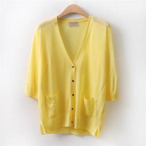 의류 빅사이즈여성의류 시스루미니가디건 데일리 RM5935M404