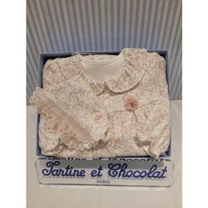 [쇼콜라] 쇼콜라 라델우주복모자세트 (TNOWQX093Q)가을겨울여아실내복출산백일선물 TNOWQX093Q