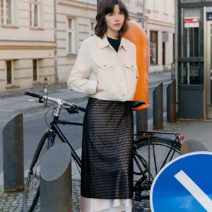 [쥬크]린넨 헤링본 셔츠 자켓 (Z252MSF108)