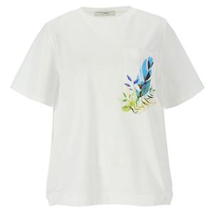 [아이잗바바] 밑단 스트링 프린트 티셔츠 (BR5E0TS581) BR5E0TS58