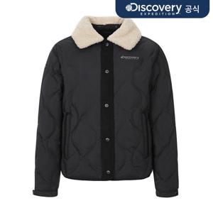 [디스커버리] 여성 디하스 카라넥 다운 경량패딩 (BLACK) DWDJ82056-BKS