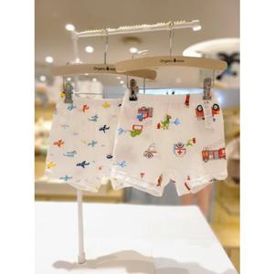 [오가닉맘] 아동 파이야 플린남아 사각팬티 2종세트 (MLSUUP54S) FLSUUS54