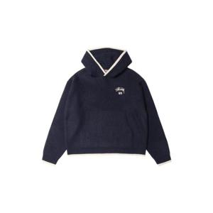 스투시 x 웨일즈 보너 캐시미어 후디 네이비 317017