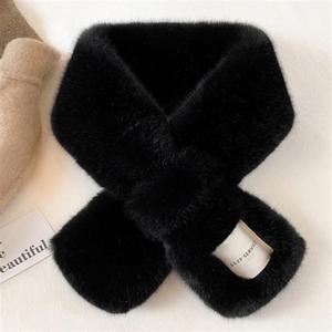 털목도리 쁘띠 인조퍼 페이크 짧은목도리 머플러 숏 머플러