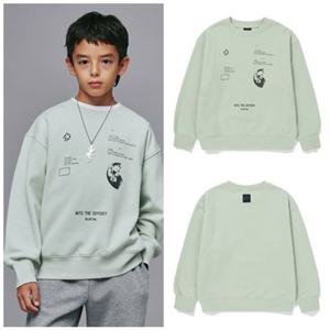 [빈] 아동 AZH7TS02MT 아크라인 민트 맨투맨 티셔츠PG AZH7TS02MT