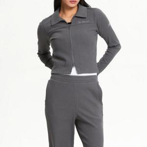 뉴발란스후드집업 EQS NBMDF2W312-60 WOMEN 소프트 골지 카라 투웨이 집업 (SLIM FIT)