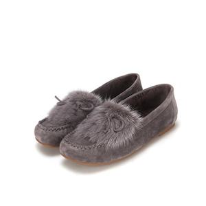 [바바라] 바바라 양가죽 스웨이드 퍼 로퍼 BBF542GY 113692