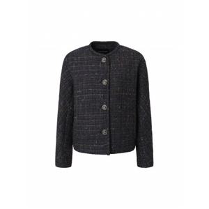 [더아이잗컬렉션]라운드넥 메탈 버튼 트위드 재킷 CR9A0JK081 -D