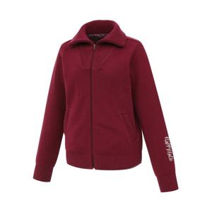 [디즈니골프]여성 메리노울 캐시미어 하이넥 니트 집업 가디건 DP4LKG031