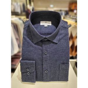 [카운테스마라 와이셔츠] 일반핏 솔리드 면100 기모긴팔남방 (CDCY4C2301N0) CDCY4C2301