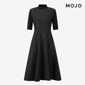 [모조에스핀] 니트 배색 플레어 원피스 (J254XSE017) J254XSE017