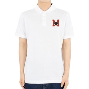 디몬트 24 S/S 몽클레어 남성 M로고 패치 PK 반팔(화이트) 8A00008 89A16 002