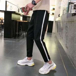 SD-7108 알렉 옆 굵은줄 세미 남성트레이닝바지