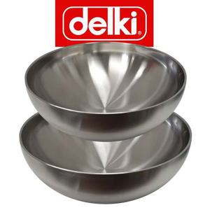 델키 저반사 스텐레스 샤틴 냉면그릇 2종 냉면그릇 냉면대접 스텐냉면기 주방용품 탕그릇
