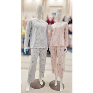 [비비안 란제리] EZ1951 P EZ2951 P 신축성 좋은 폴리기모 고양이나염 커플 홈웨어 이지웨어 EZ195129