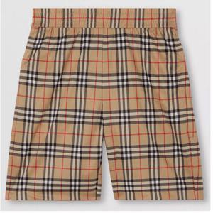 버버리 빈티지체크 테크니컬 트윌 숏팬츠 8026469