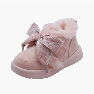 [와이컨셉] MONROE 베어파우 아동 양털부츠 방한화 키즈 겨울 털신발 양모부츠 K3048013RD-K (핑크) K3048013RD-K