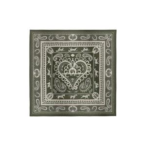 에르메스 슈발 드 하트 반다나 숄 140 카키 블랑 누아 H244259S02