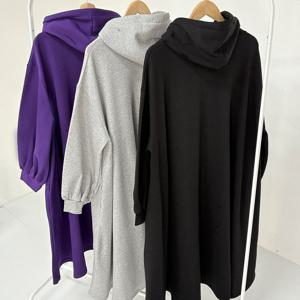 나야홍 / 빅사이즈원피스 V787L512 오버플레어기모원피스 RA