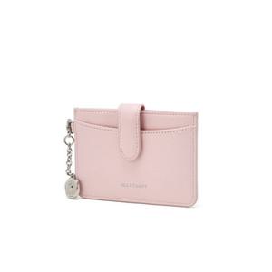 [질스튜어트 핸드백] JAWA6E713P2  플라워참장식 소가죽 카드지갑 핑크 JAWA6E713