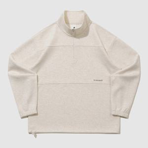 [르꼬끄] 남녀공용 쿠션지 루즈핏 하프집업 QR123LFS13_OTM QR123LFS13