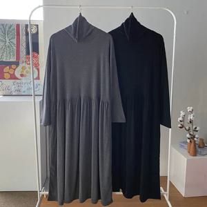 나야홍 / 빅사이즈원피스 Q282L512 해피터틀기모셔링원피스 RA