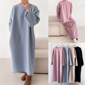 나야홍 / 위쉬몰 AR 기모라운드골지원피스(V863H512) 빅사이즈