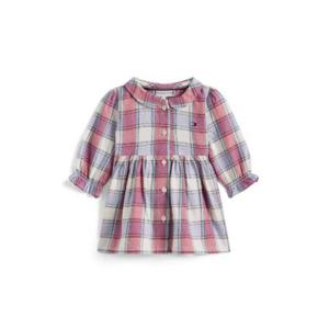 [타미힐피거칠드런] 베이비 체크 셔츠 드레스 T42G0NDR210GT1 12M 2T T42G0NDR210GT1