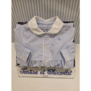 [쇼콜라] 쇼콜라 자드ST셔츠원피스 (TTPMOE062B)봄여아외출복백일돌두돌선물 TTPMOE062B