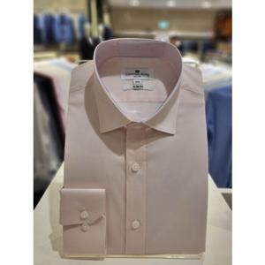 [카운테스마라 와이셔츠] 슬림핏  솔리드  혼반 스트레치 긴팔셔츠 (CBNHY3B5352P0) CBNHY3B535