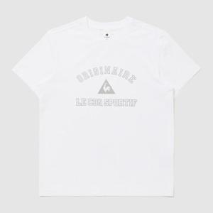 [르꼬끄] 남녀공용 레터 그래픽 르프레쉬 반팔티 QR123LRS22_OWT QR123LRS22